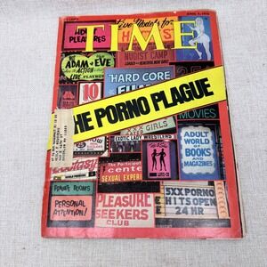 Time Magazine April 5 1976 The Porno Plague Vintage 70s News Ads Honda Civic